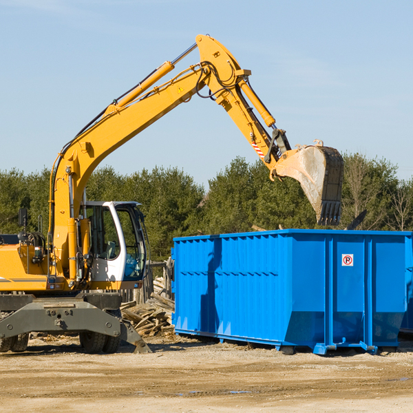 what happens if the residential dumpster is damaged or stolen during rental in Robinson IL